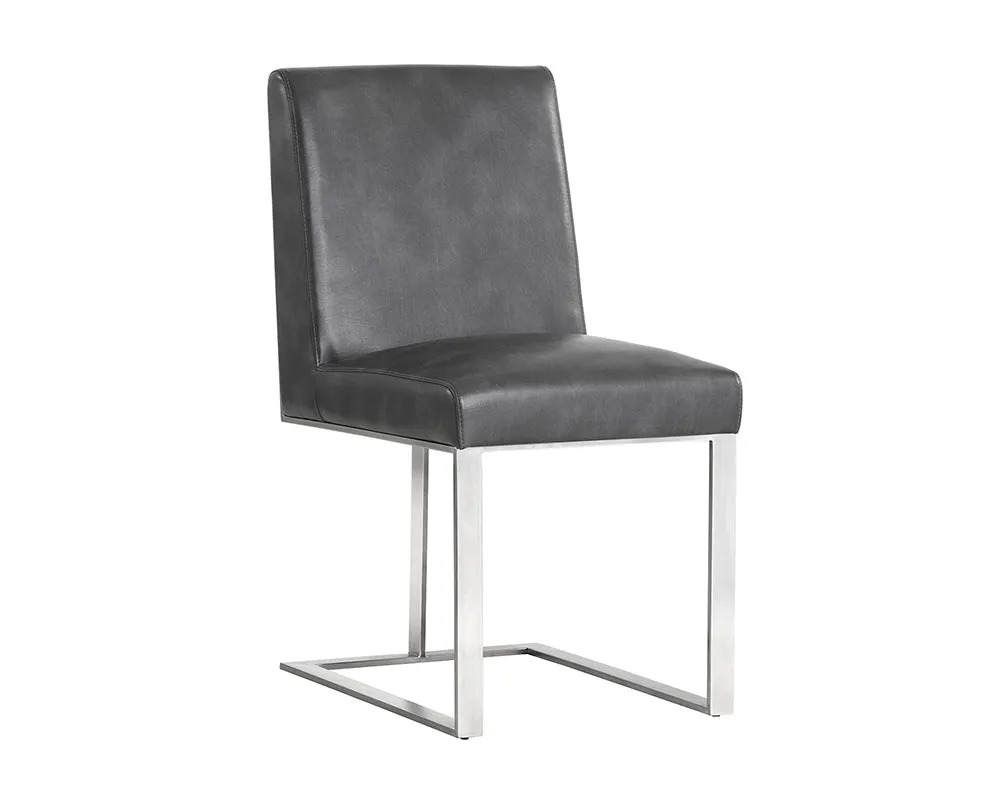 Dean Dining Chair - Stainless Steel