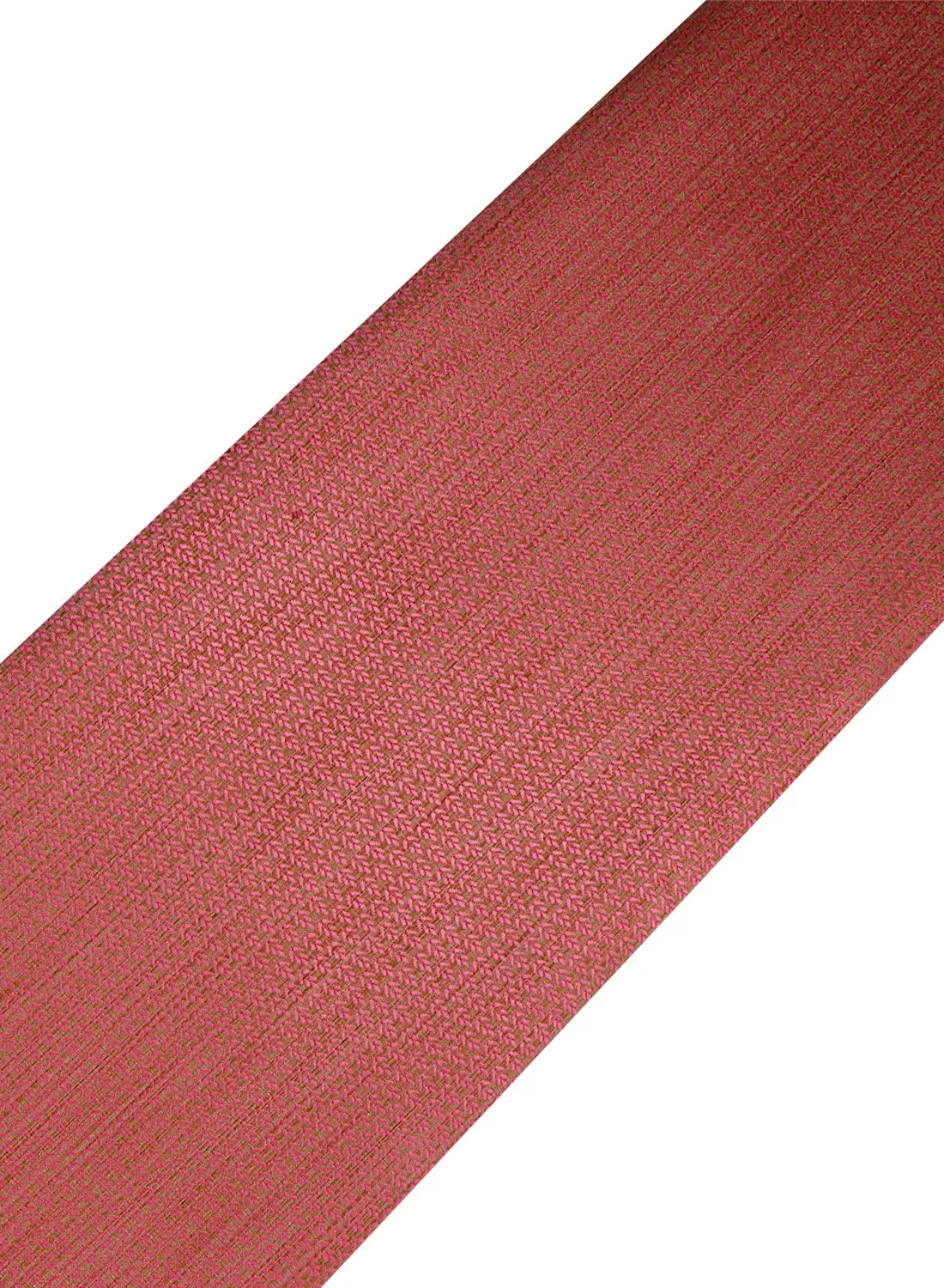 Dobby Jacquard Pink and Beige Silk Blend Fabric