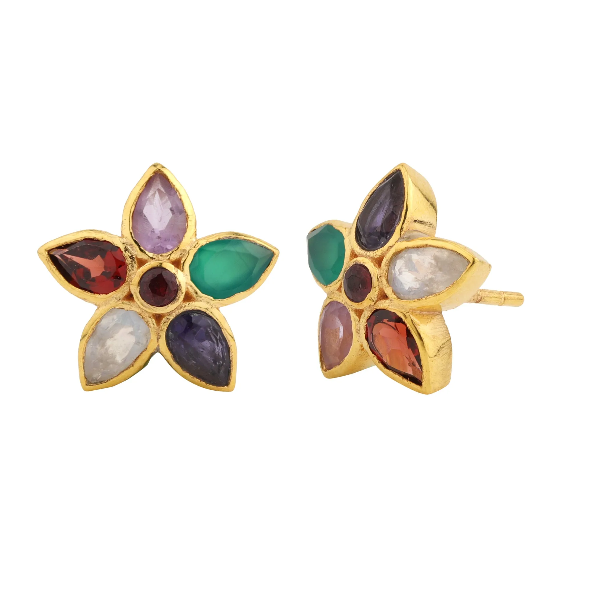 Earrings - Flower Studs