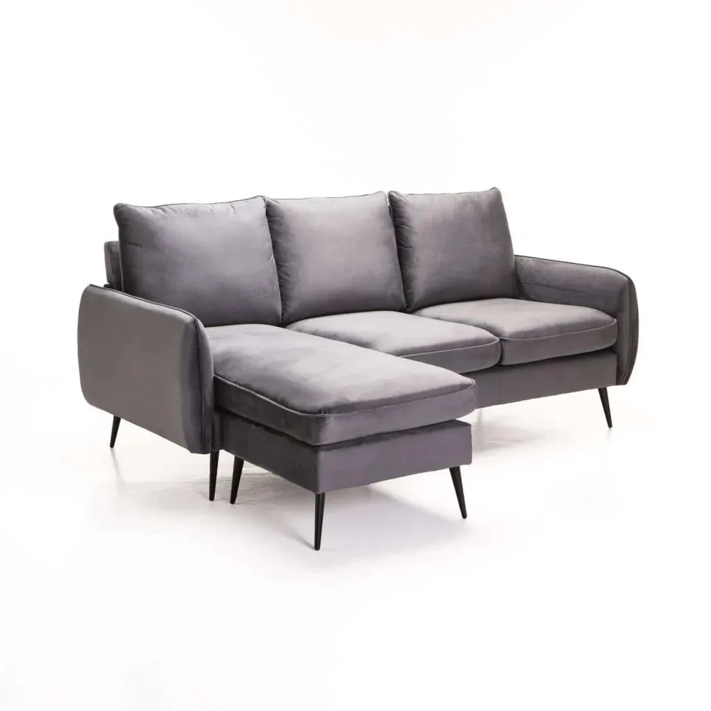 ELLA VELVET CORNER CHAISE