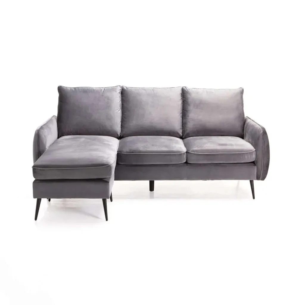 ELLA VELVET CORNER CHAISE