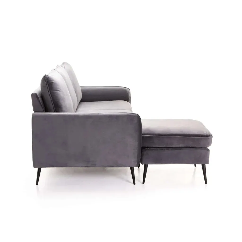 ELLA VELVET CORNER CHAISE