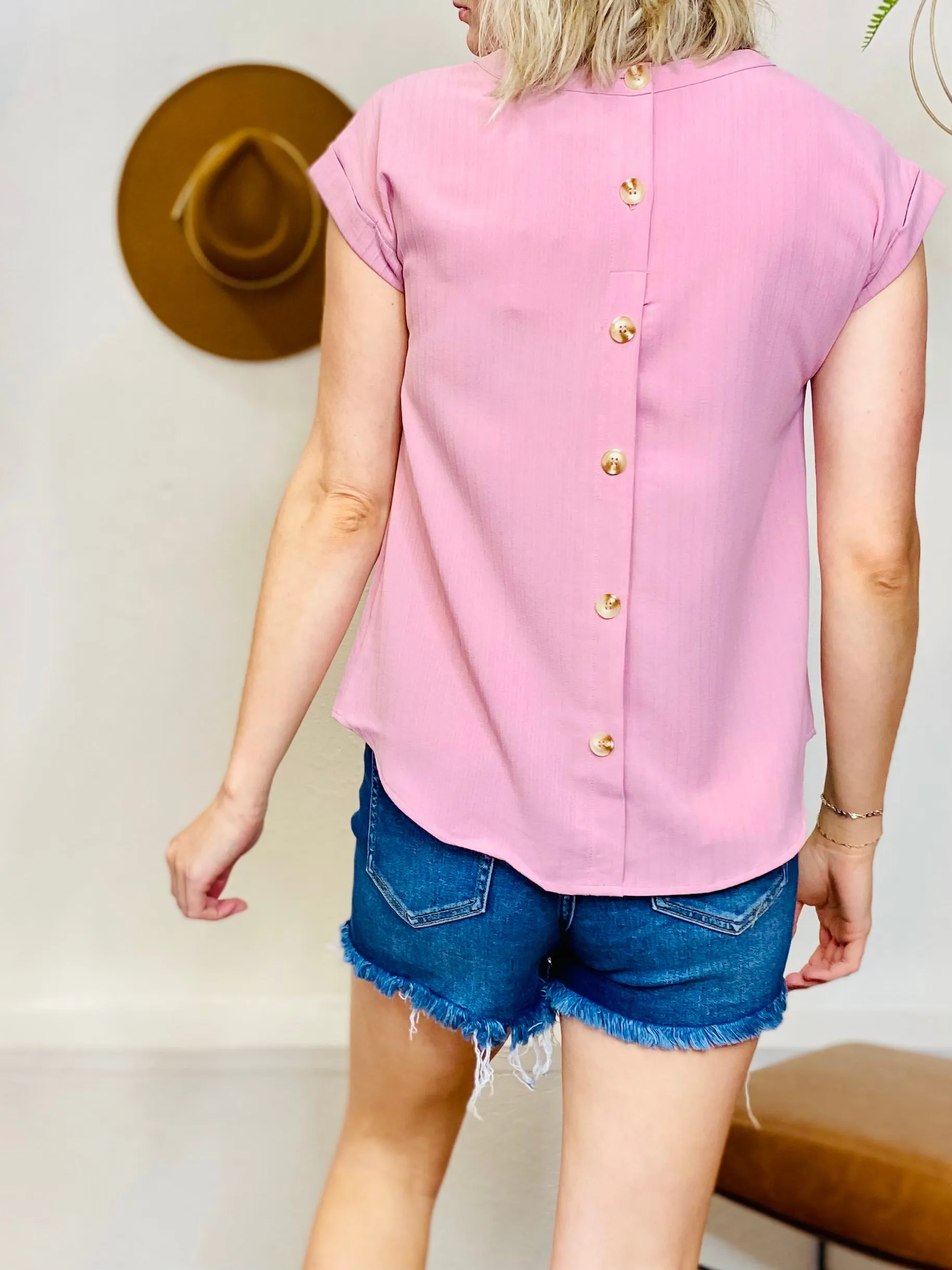 Eyelet Woven Top