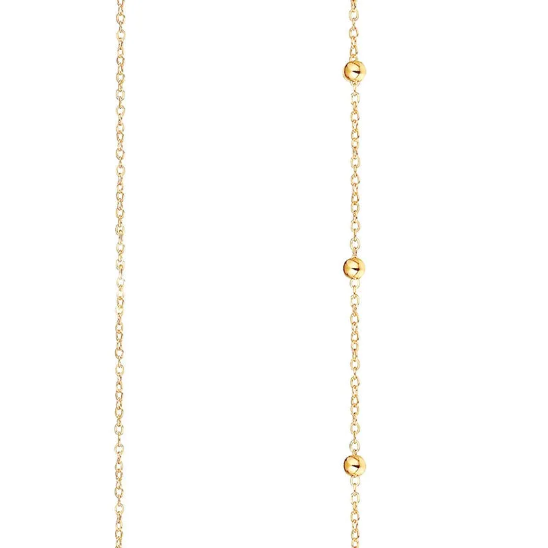 Fashion Double Layer Round Beads Chain Women's Waist Chain