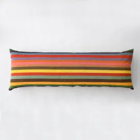 Fiesta Horizontal Stripe Cotton Bolster Pillow - 20" x 58"