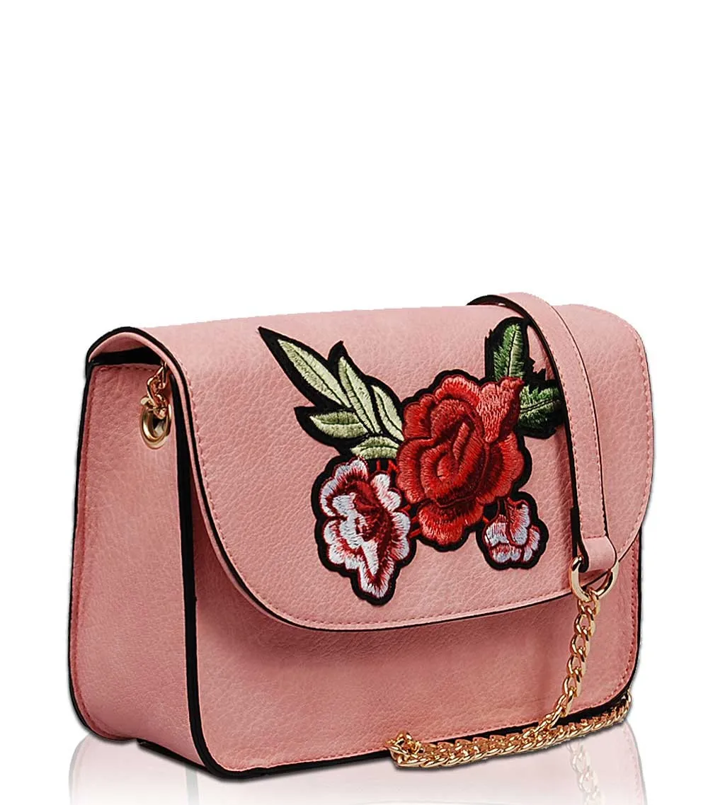 Flower Embroidery Cross Body EB1440