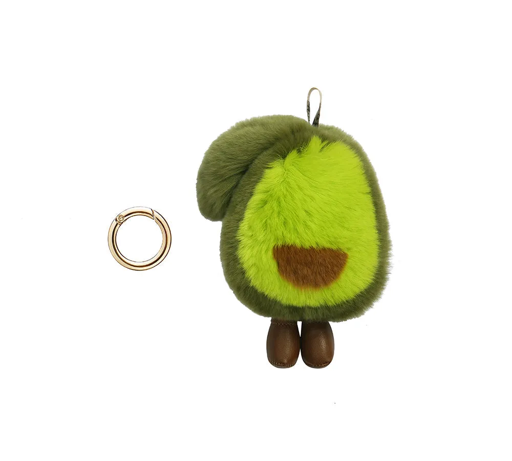 Fluffy Avocado Keyring