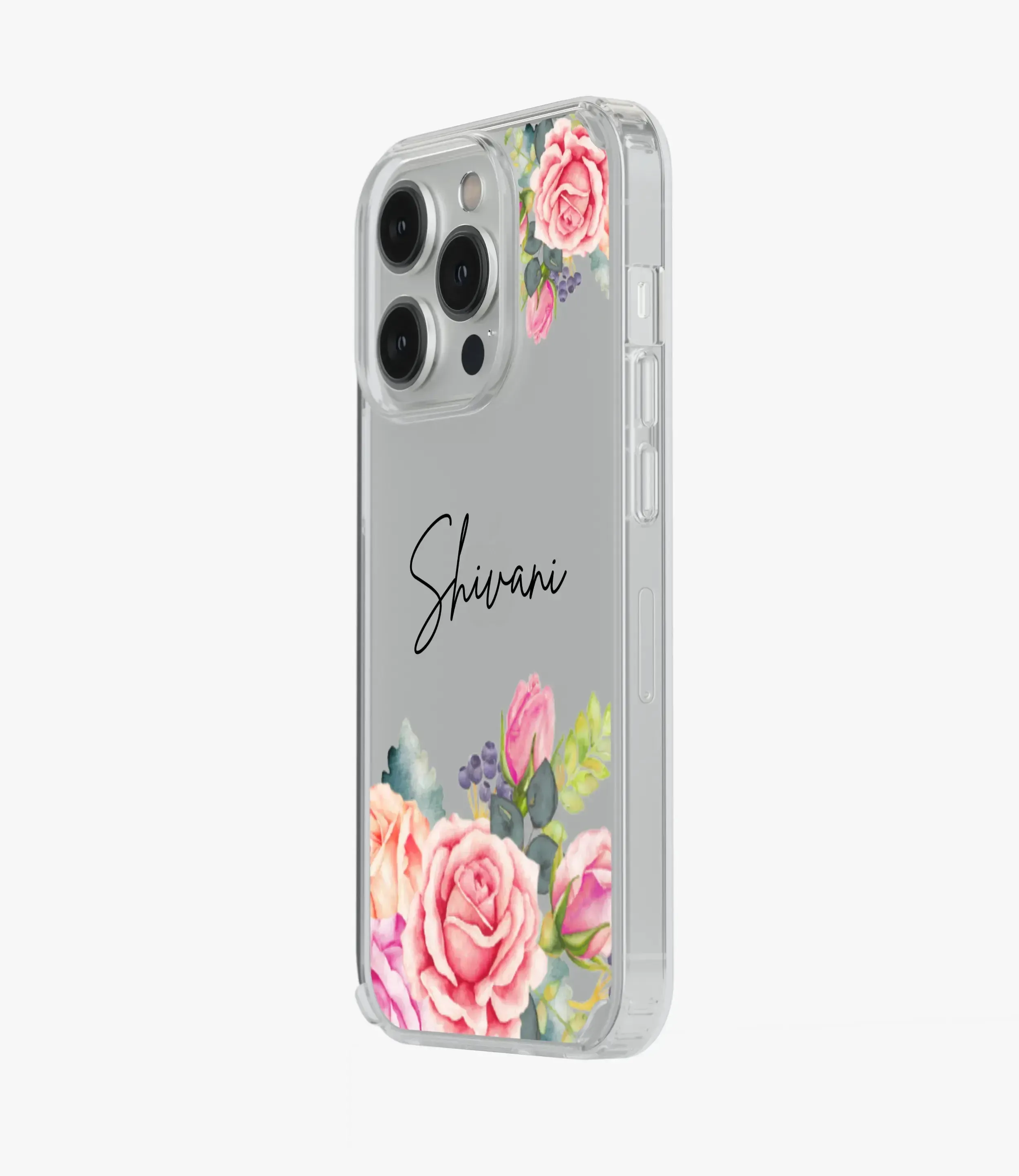 Gardenia Grace Custom Name Silicone Case