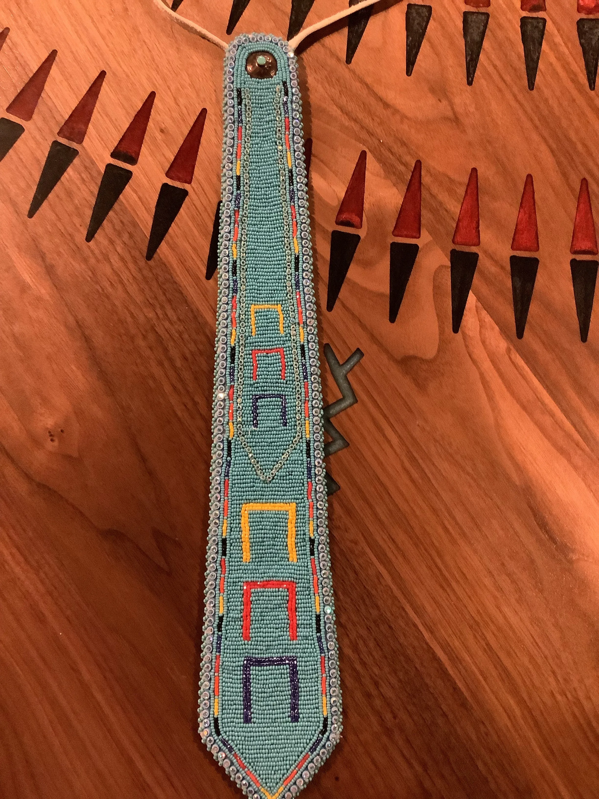 Germaine Thompson - Fully Beaded Tie