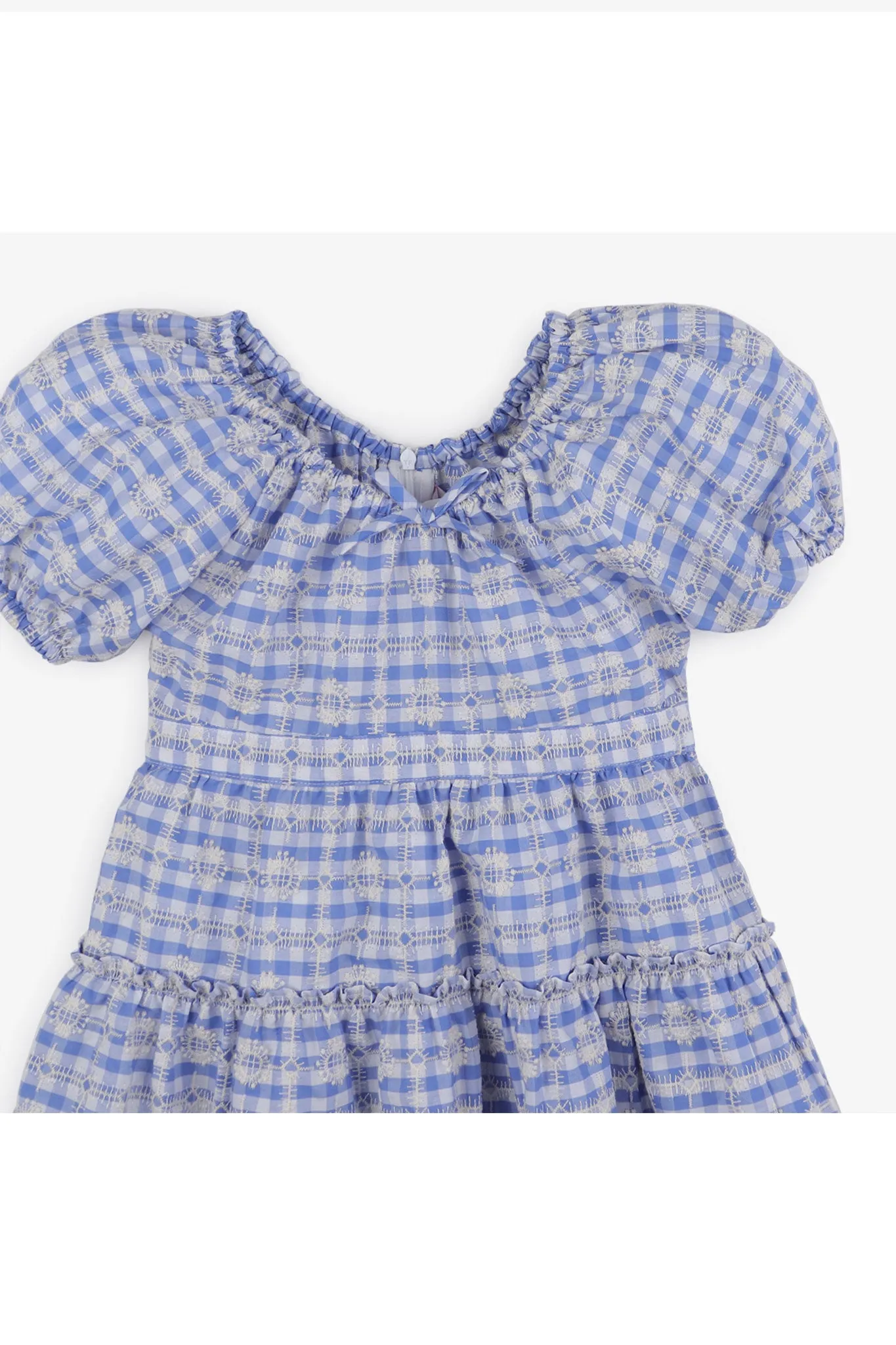 Gingersnaps Gingham Tiered Dress