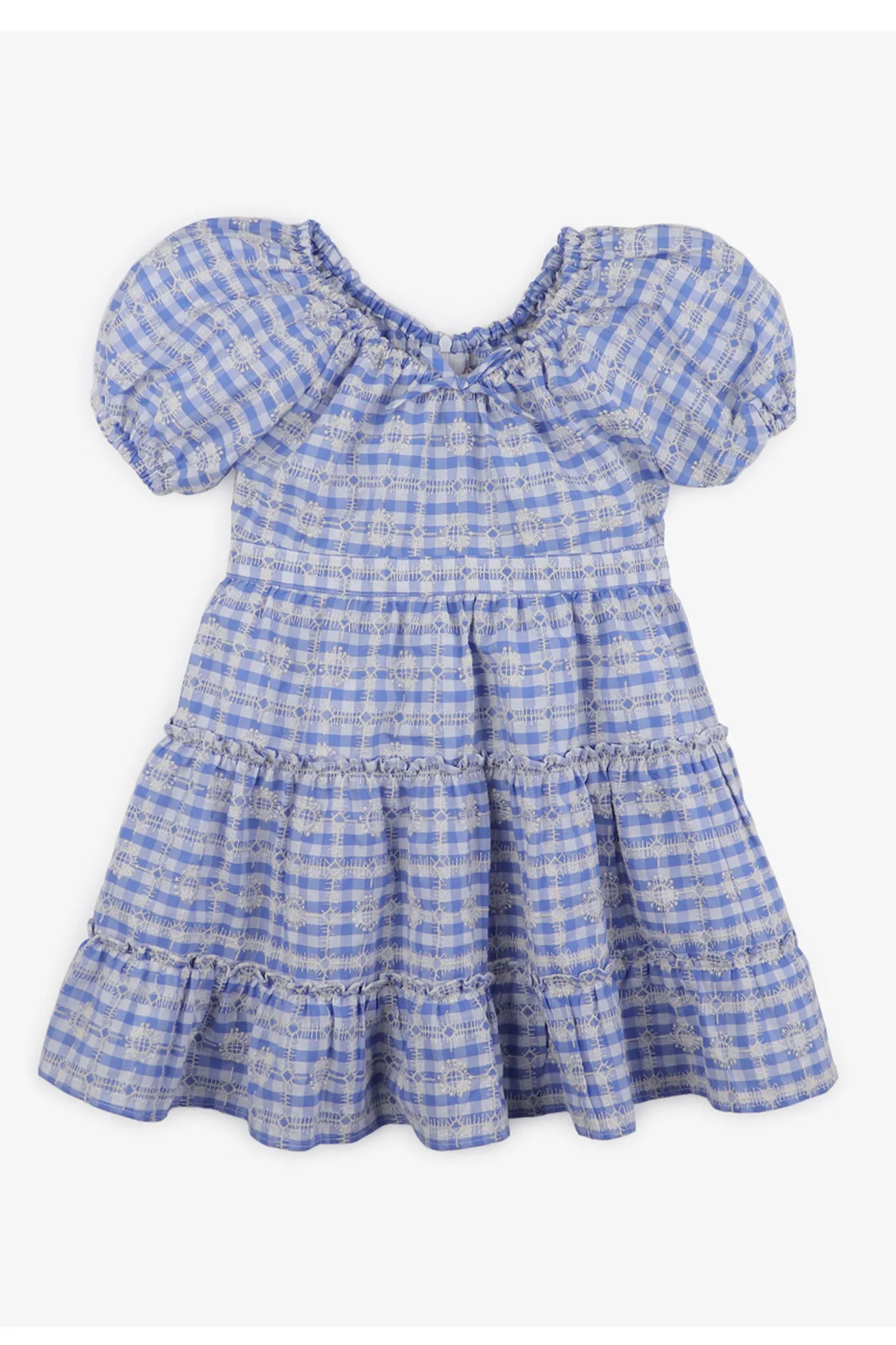 Gingersnaps Gingham Tiered Dress