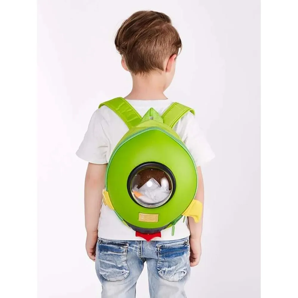 Green Rocket Backpack for Toddlers