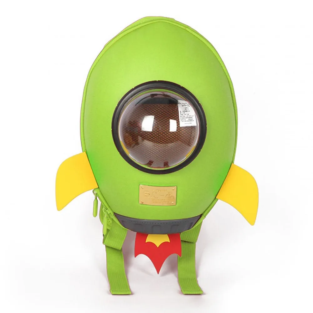 Green Rocket Backpack for Toddlers