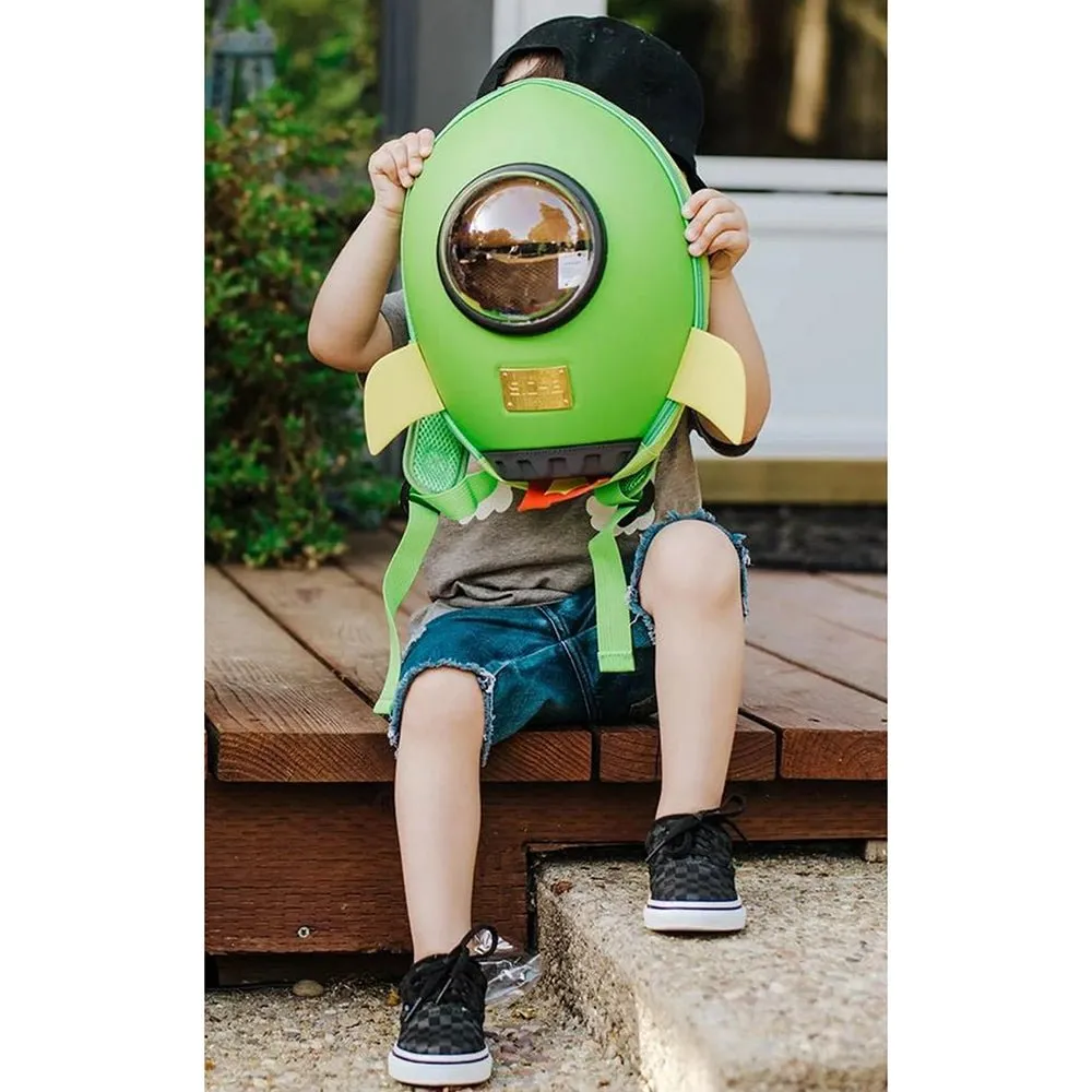 Green Rocket Backpack for Toddlers