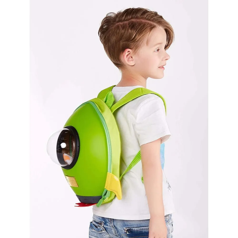 Green Rocket Backpack for Toddlers