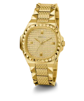 GUESS Ladies Gold Tone Analog Watch