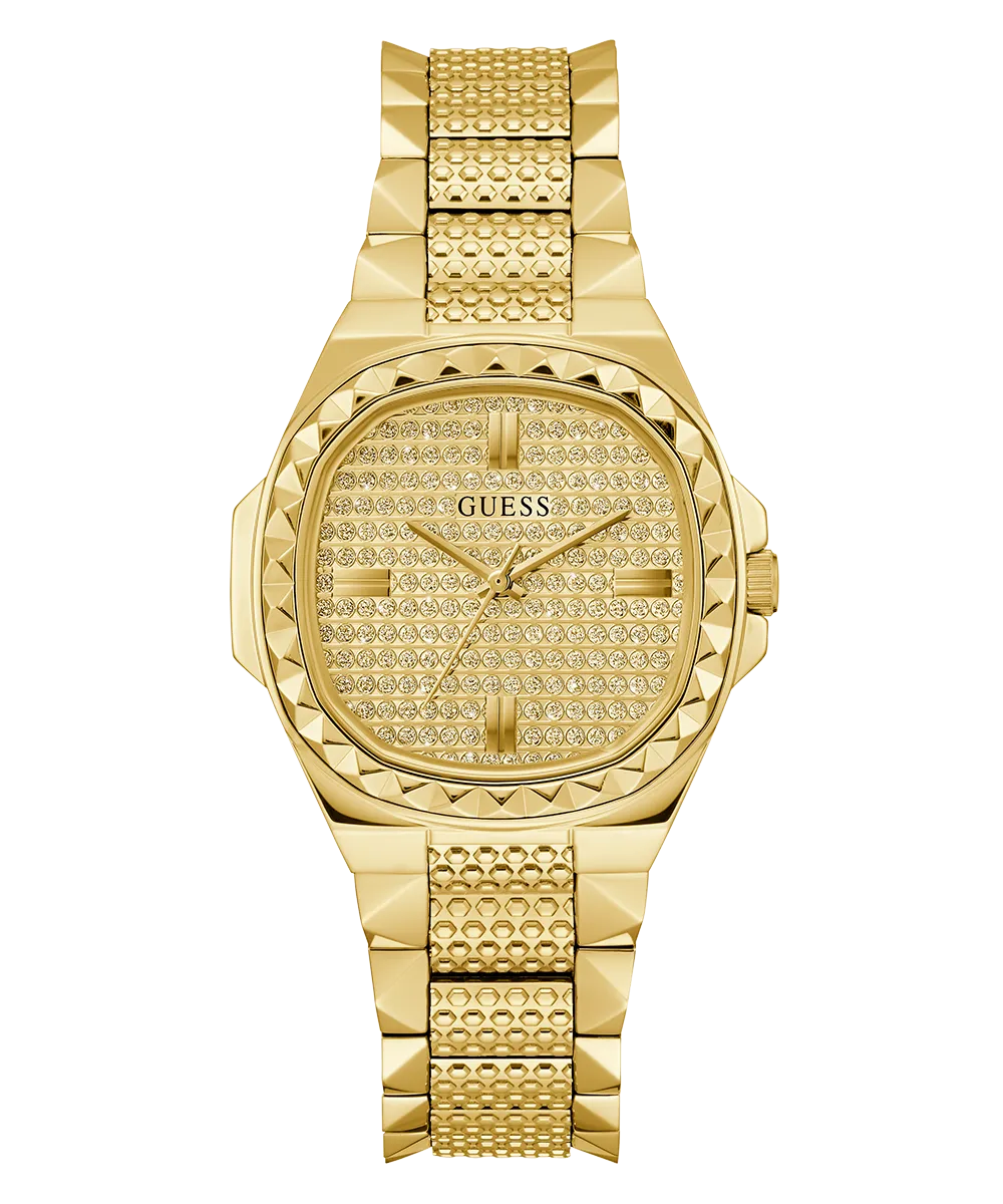 GUESS Ladies Gold Tone Analog Watch