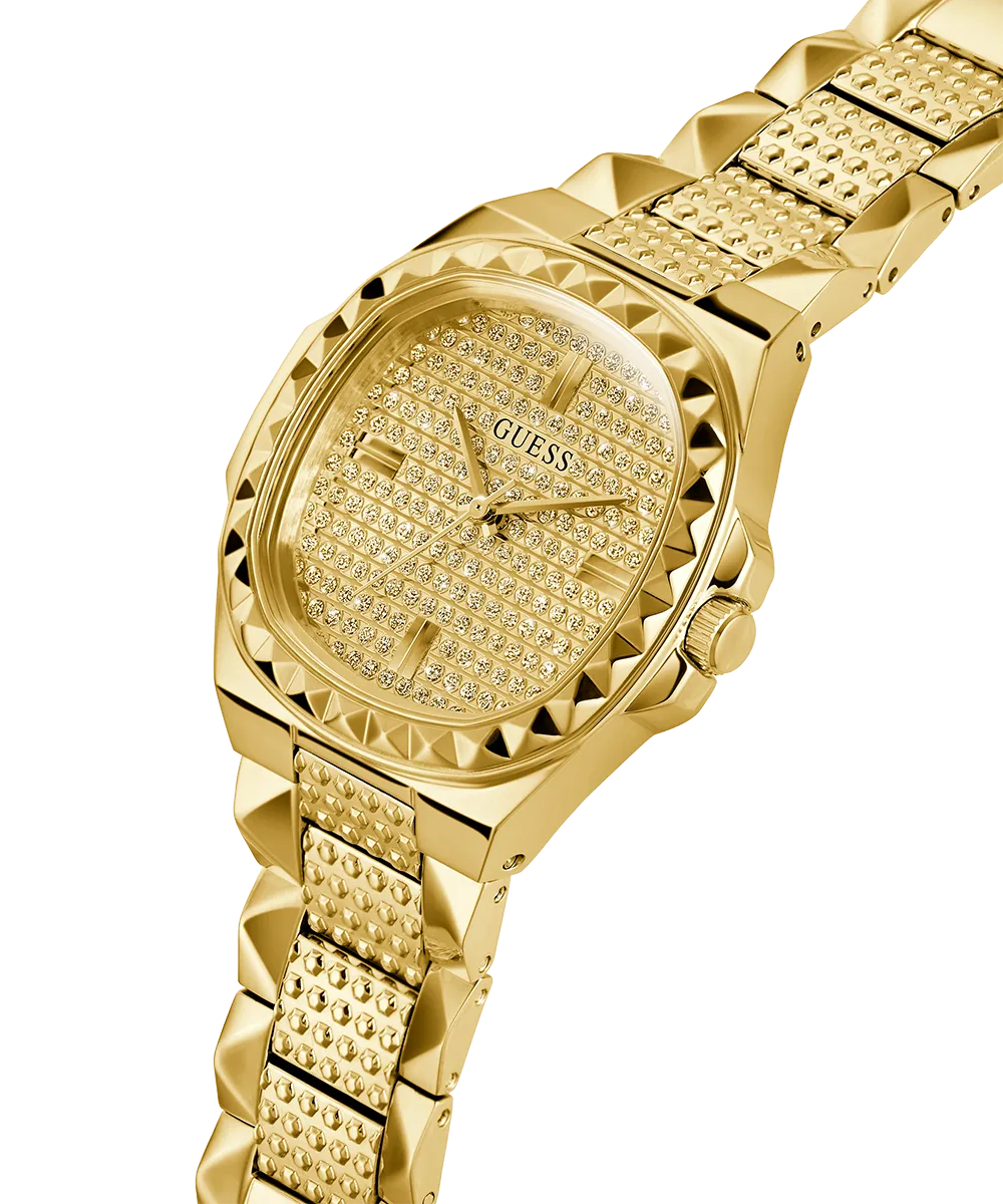 GUESS Ladies Gold Tone Analog Watch