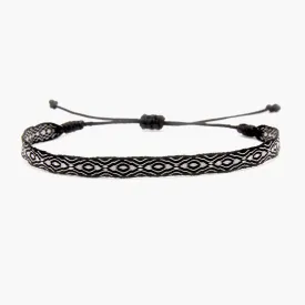 Handmade Purnama Bracelet 21 (Black/White)