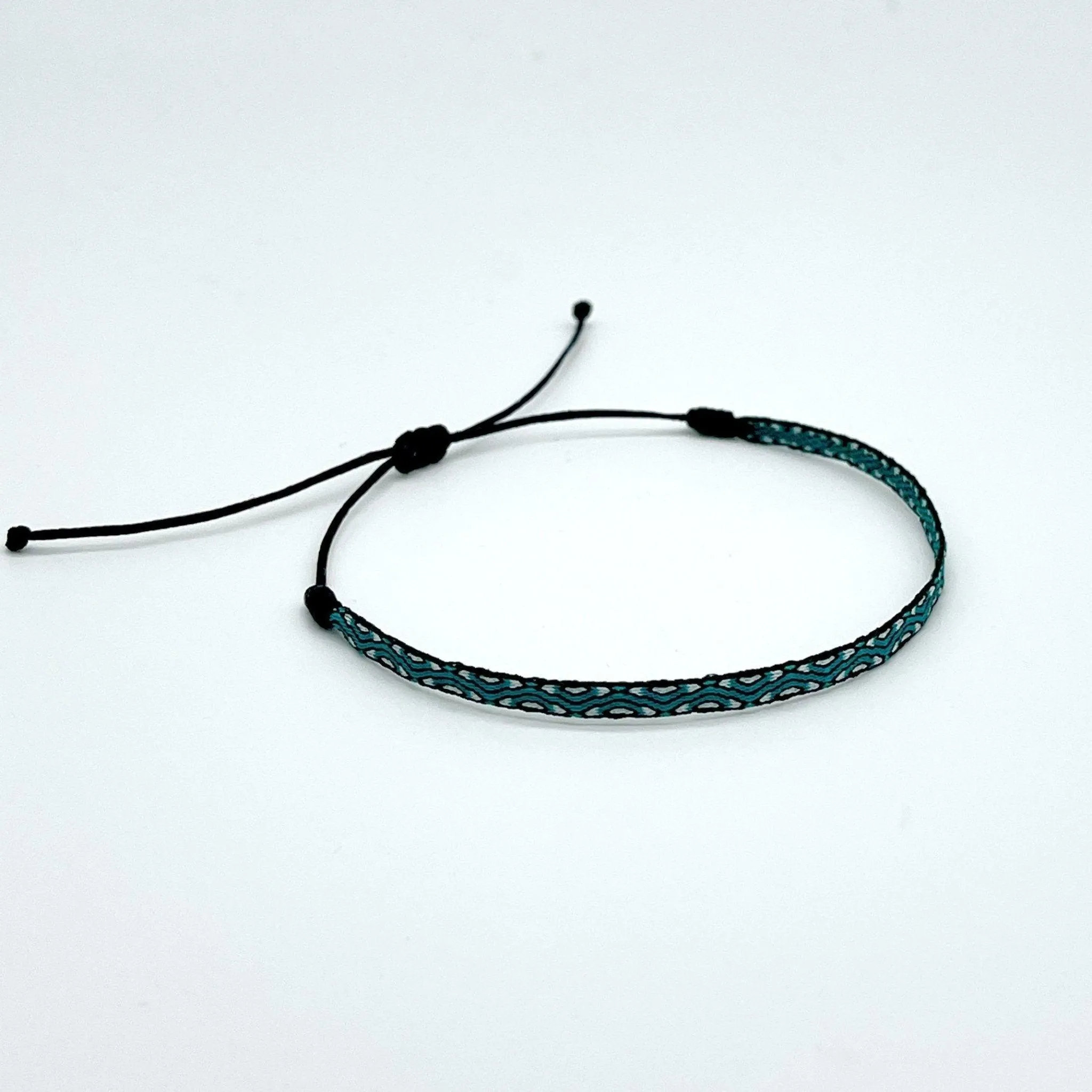 Handmade Purnama Bracelet 65 (Blue Waves/Turquoise)