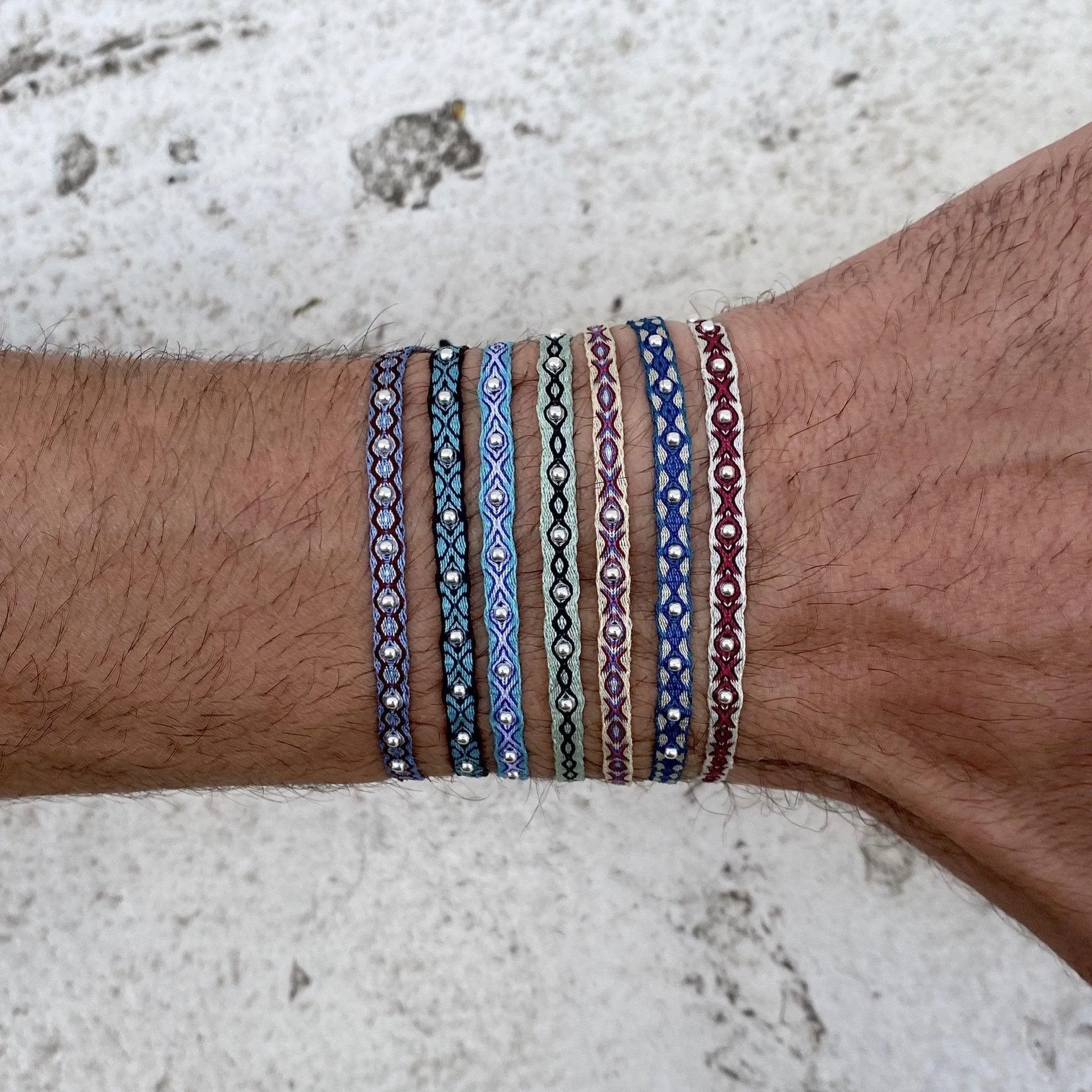 Handmade Purnama Bracelet (Navajo Patterns)