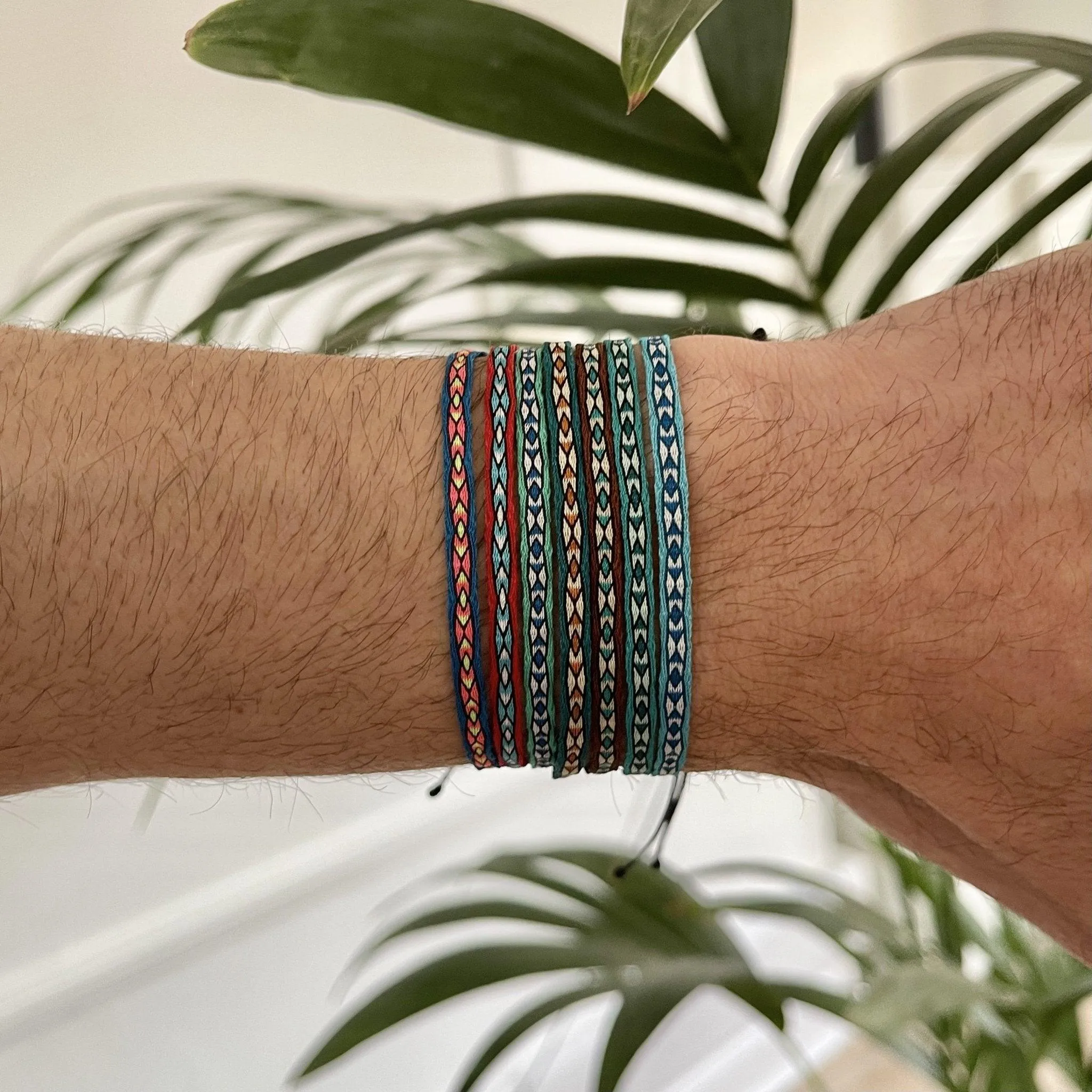 Handmade Purnama Bracelet (Navajo Patterns)