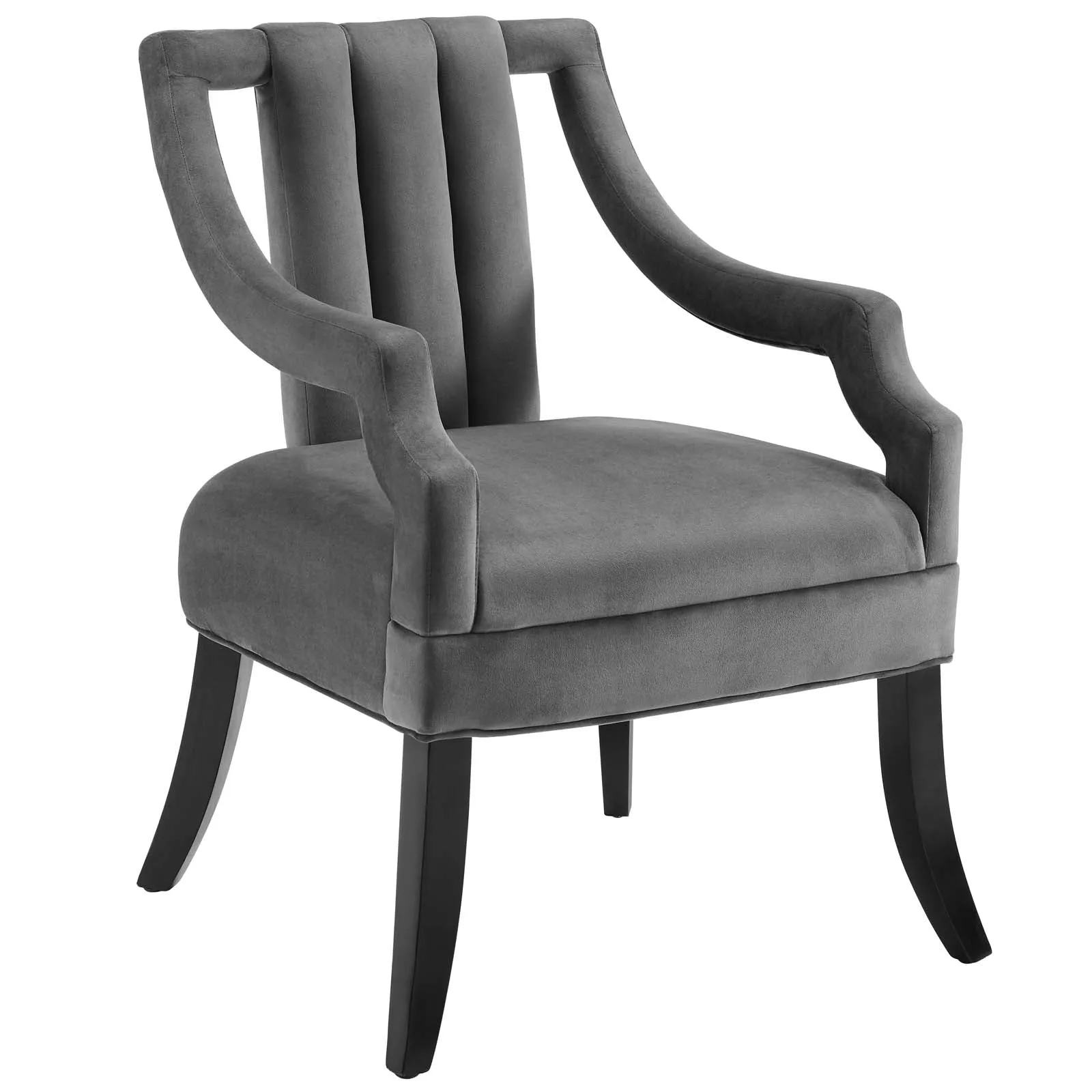 Harken Performance Velvet Accent Chair