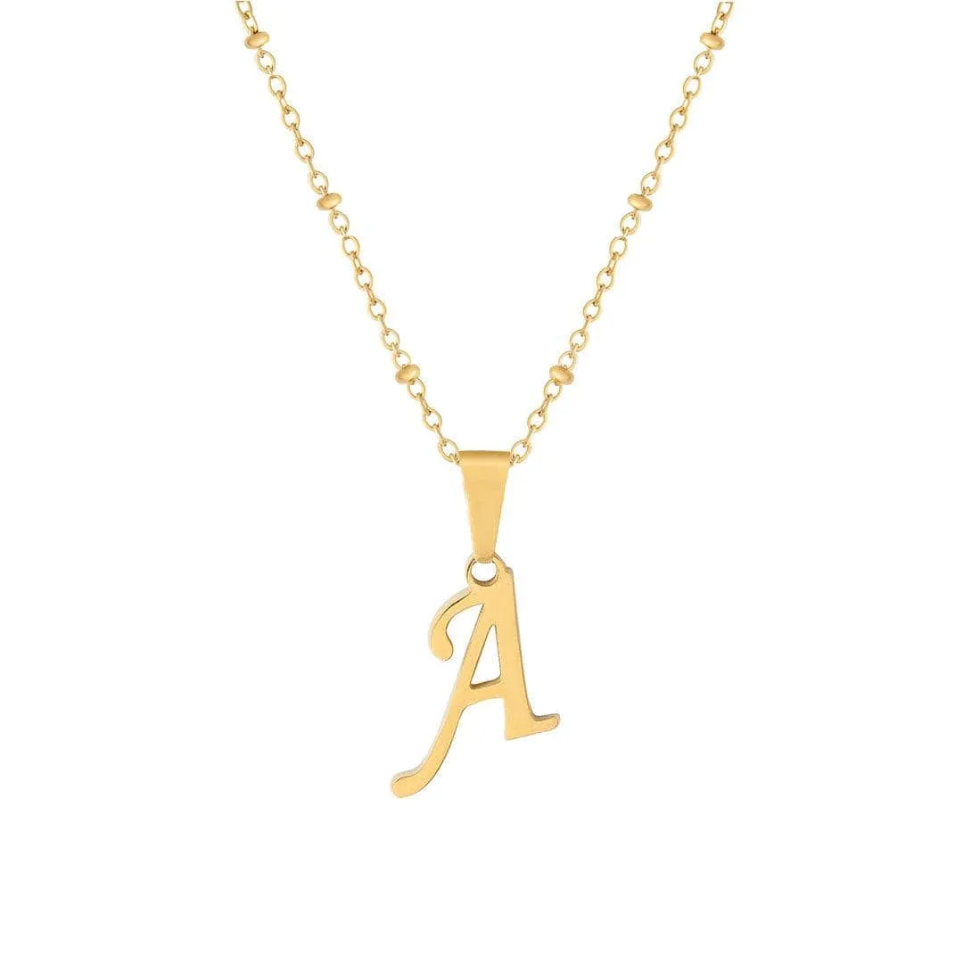 Hawaii Beaded Initial Necklace