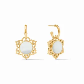 Helene Hoop & Charm Earring