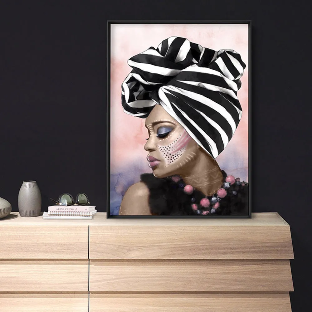 Imani Portrait II - Art Print by Vanessa