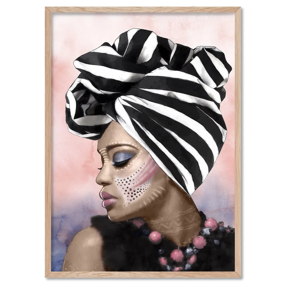 Imani Portrait II - Art Print by Vanessa