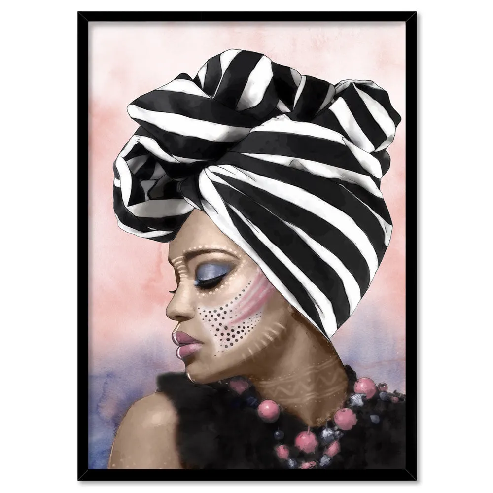 Imani Portrait II - Art Print by Vanessa