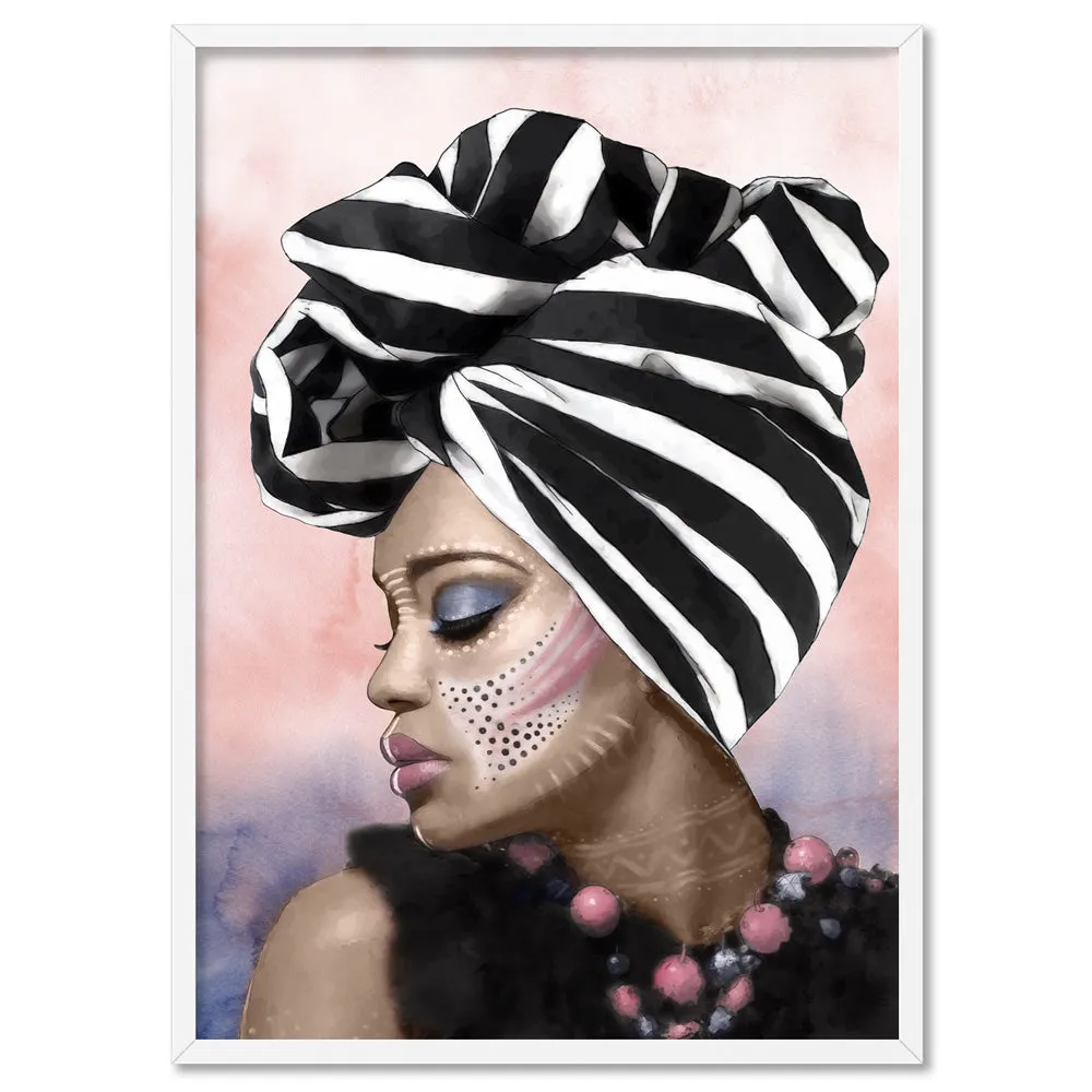 Imani Portrait II - Art Print by Vanessa