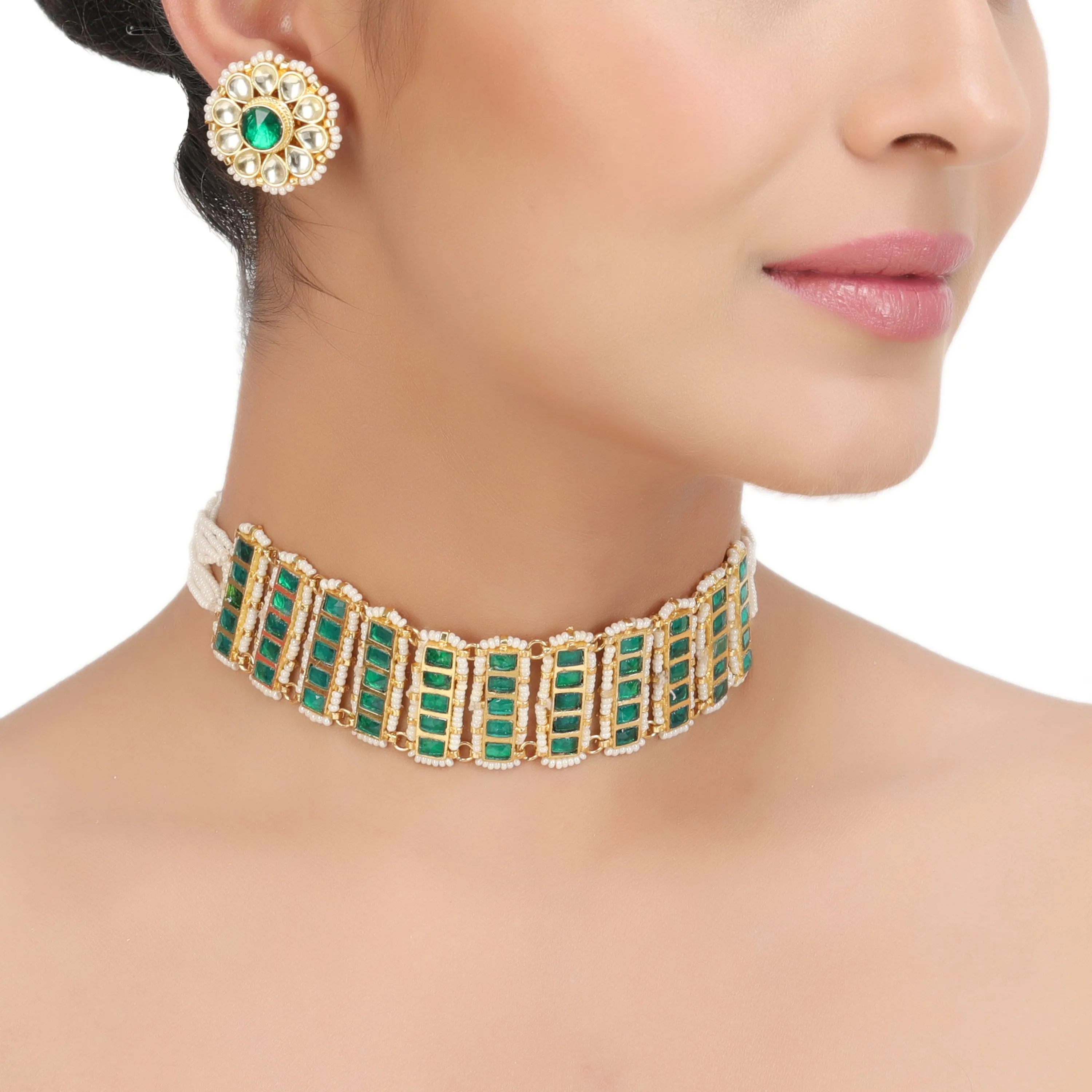 KANTHI KUNDAN TAPSEE CHOKER SET