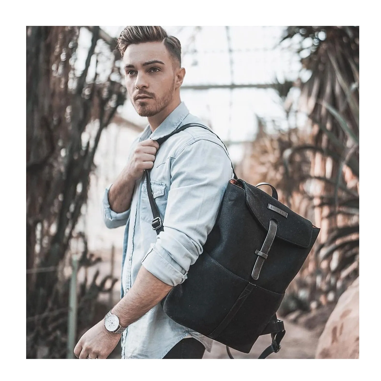 KAPTEN & SON  BACKPACK COPENHAGEN ALL BLACK KSB4251145241469