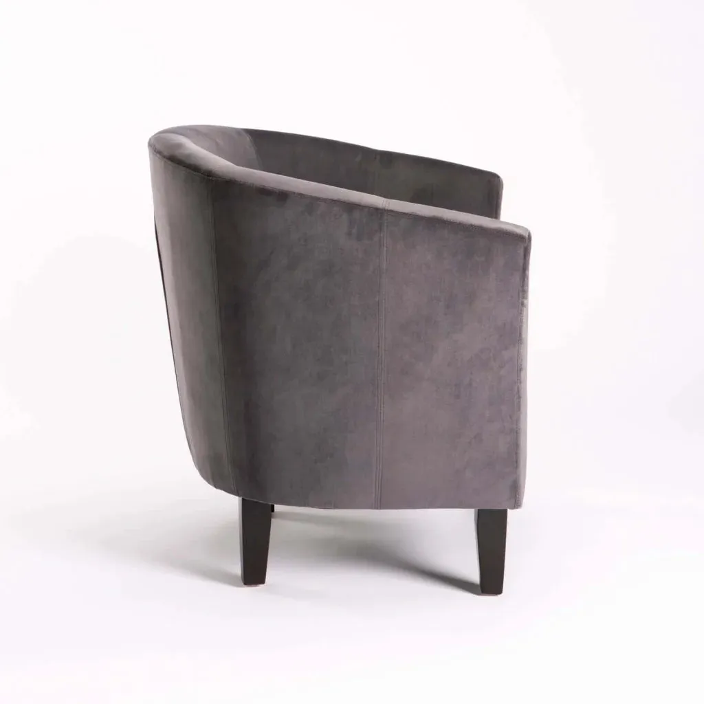 KELLY VELVET TUB ARMCHAIR