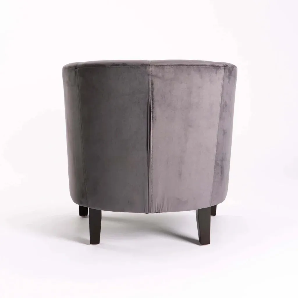 KELLY VELVET TUB ARMCHAIR