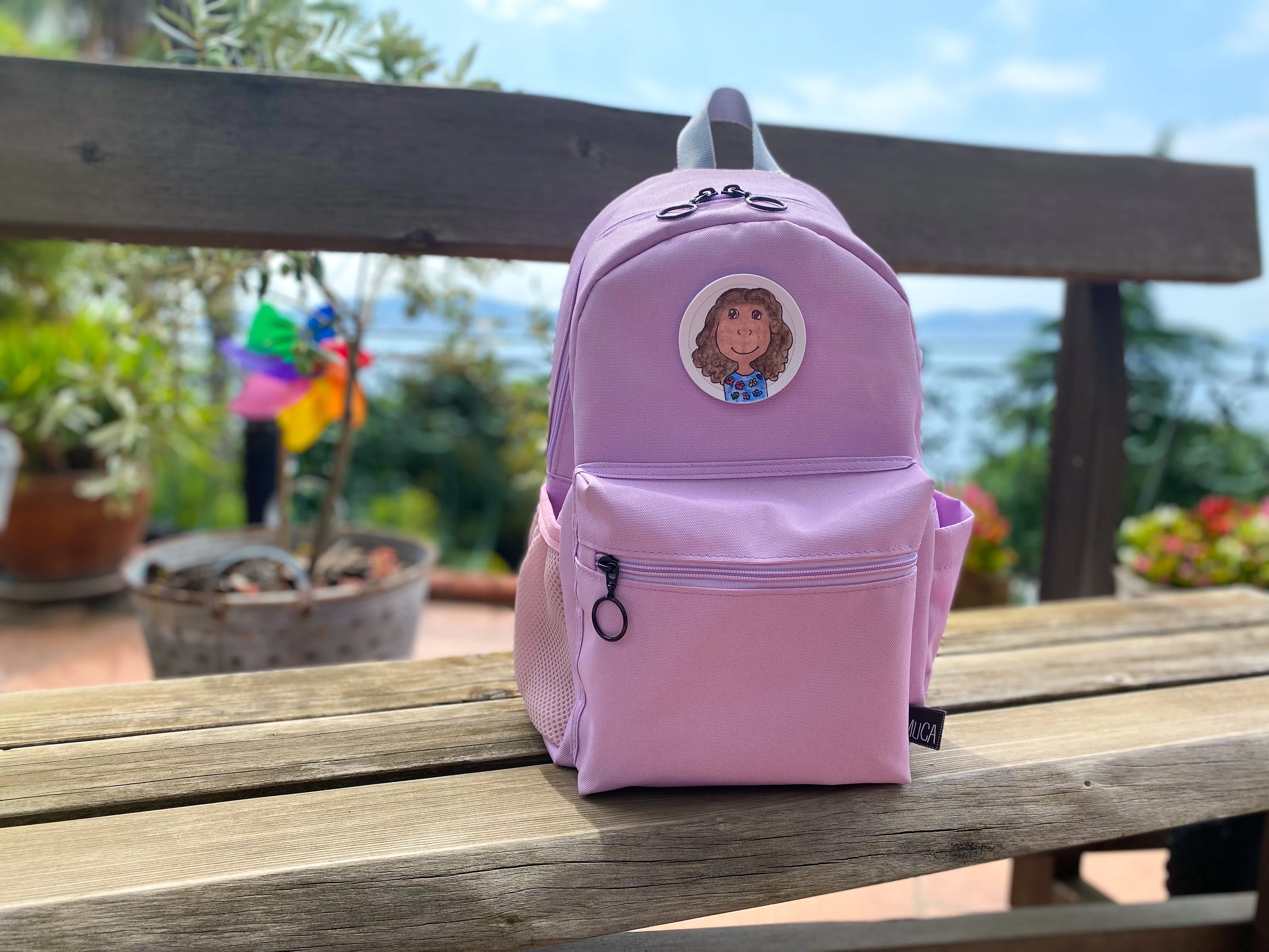 Kids School Backpack - Gogi Bloom Lilac