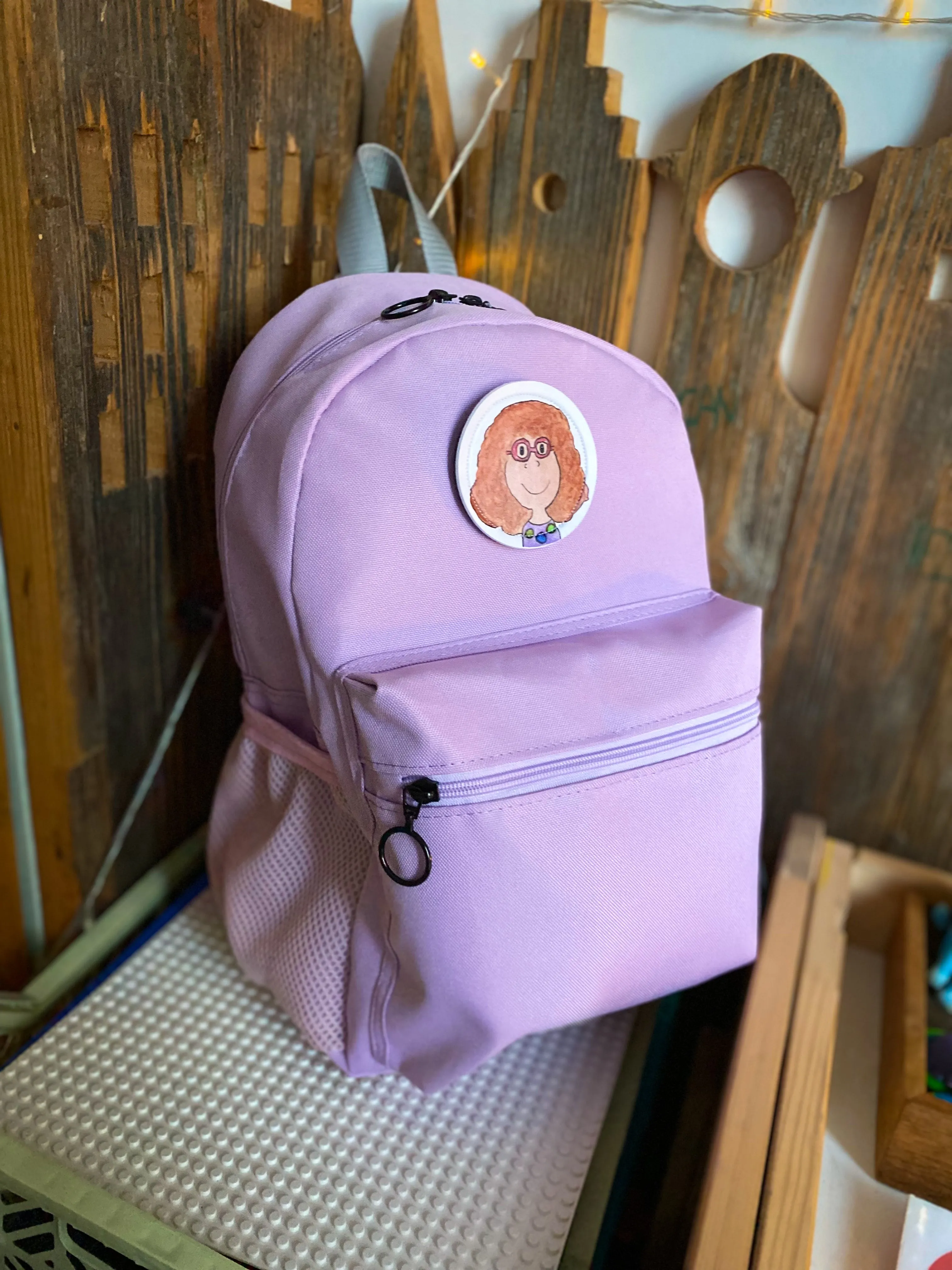 Kids School Backpack - Gogi Bloom Lilac