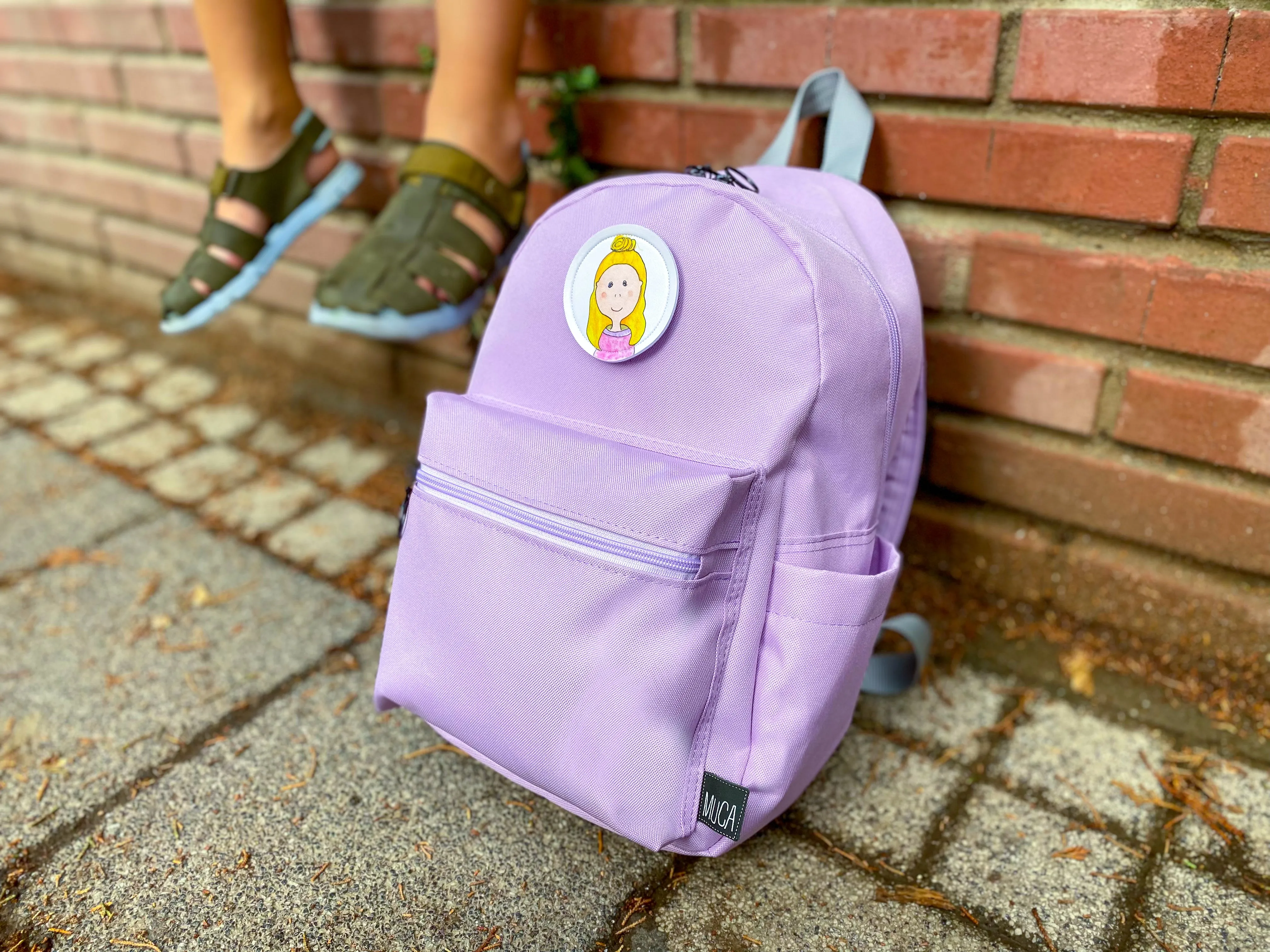 Kids School Backpack - Gogi Bloom Lilac