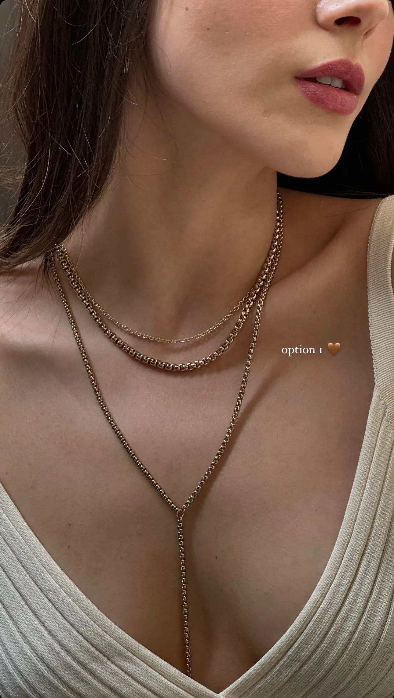 Luciana Box Chain Necklace