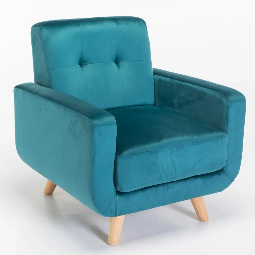 LUNA VELVET ARMCHAIR