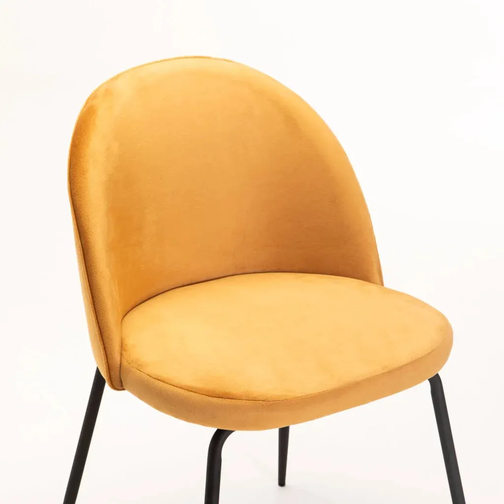 MADDIE VELVET DINING CHAIR