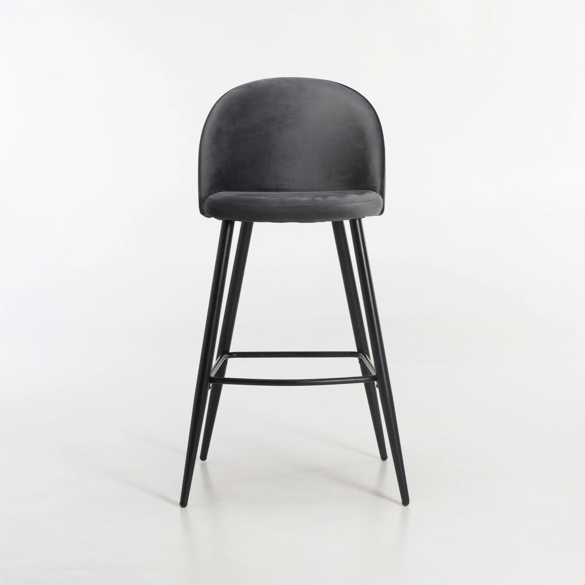 MADDIE VELVET KITCHEN STOOL