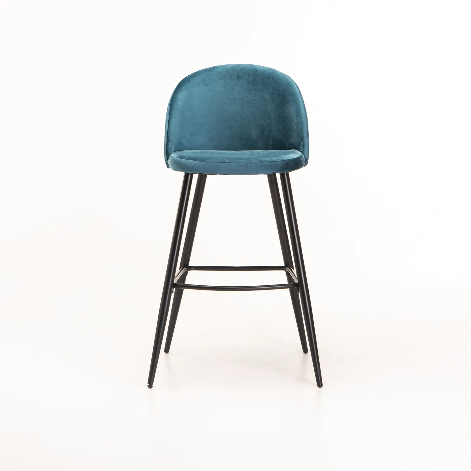 MADDIE VELVET KITCHEN STOOL