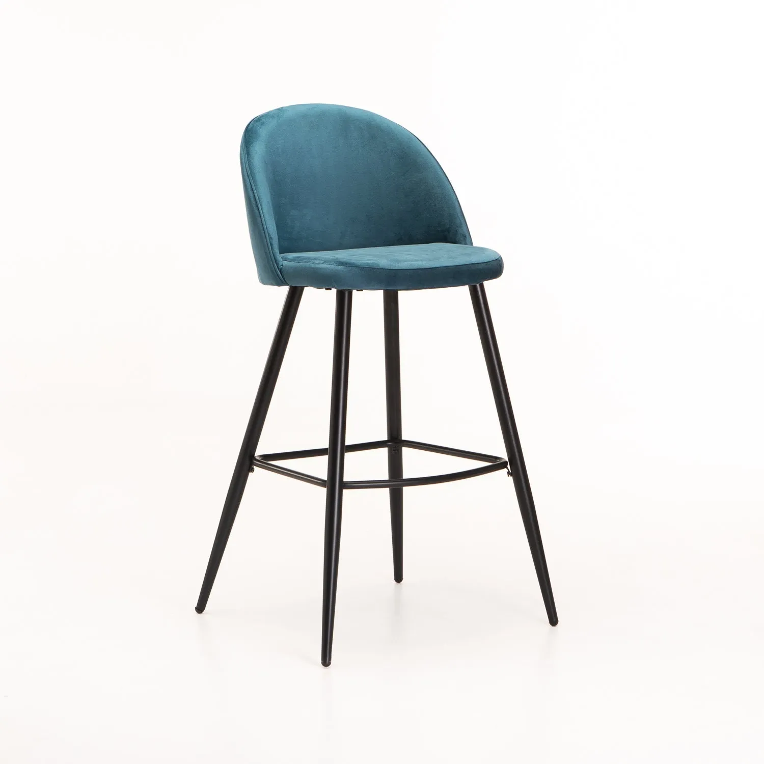 MADDIE VELVET KITCHEN STOOL