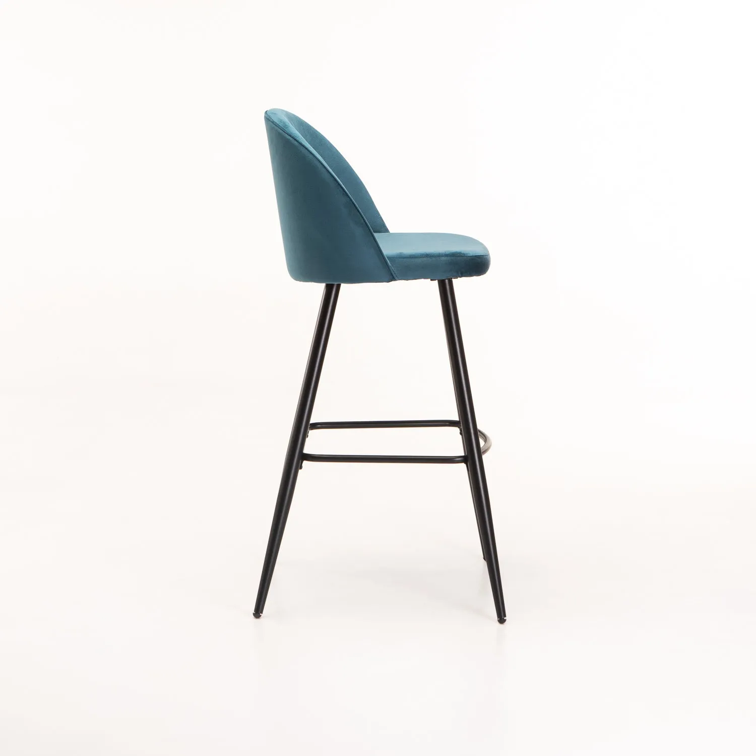 MADDIE VELVET KITCHEN STOOL