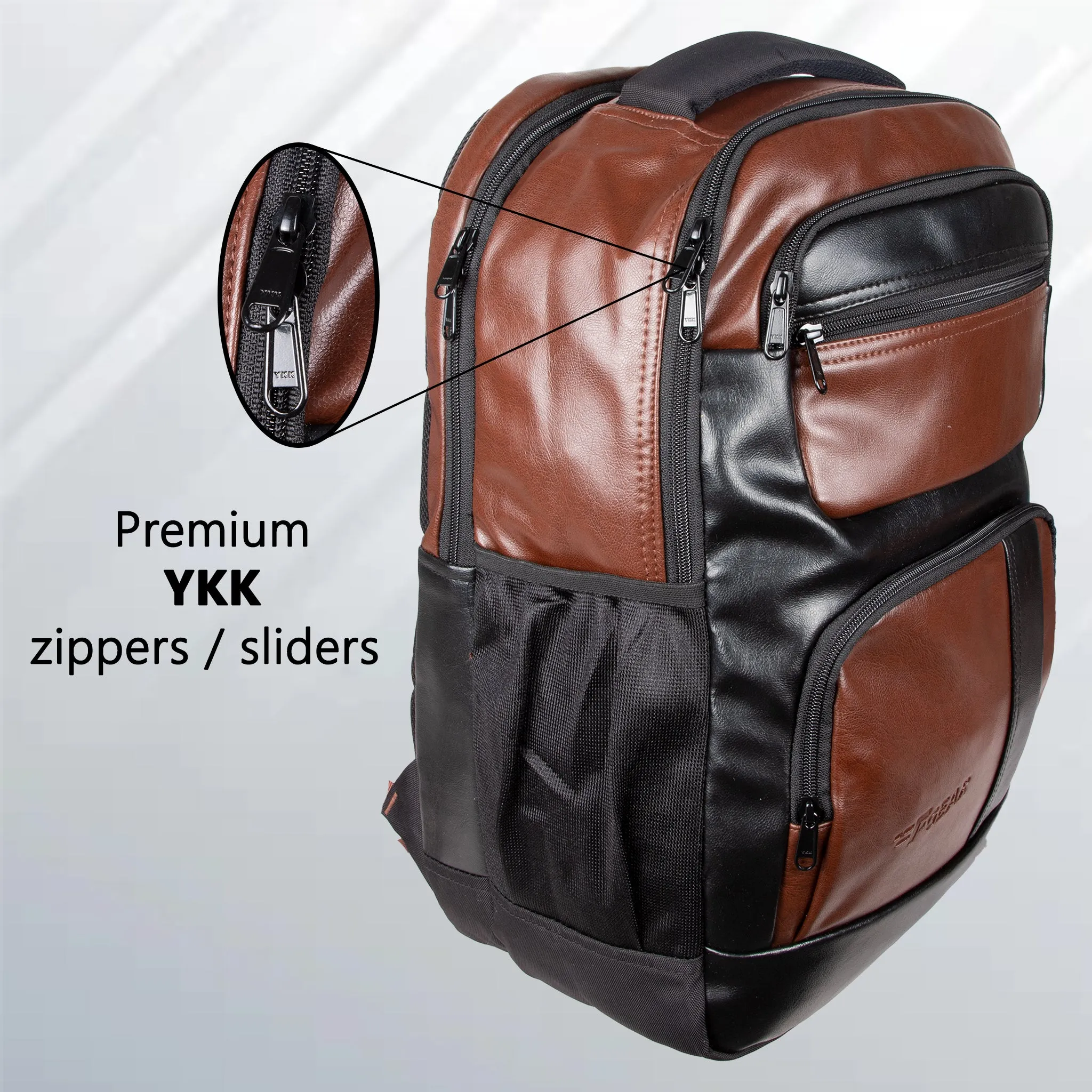 Mantra V2 28L Brown Laptop Backpack with raincover