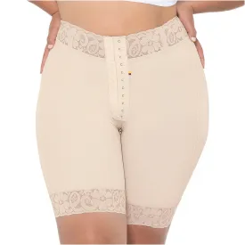 MARIAE SPD0530 Fajas Colombianas Low Rise Shapewear Shorts with Zippered Crotch High Compression