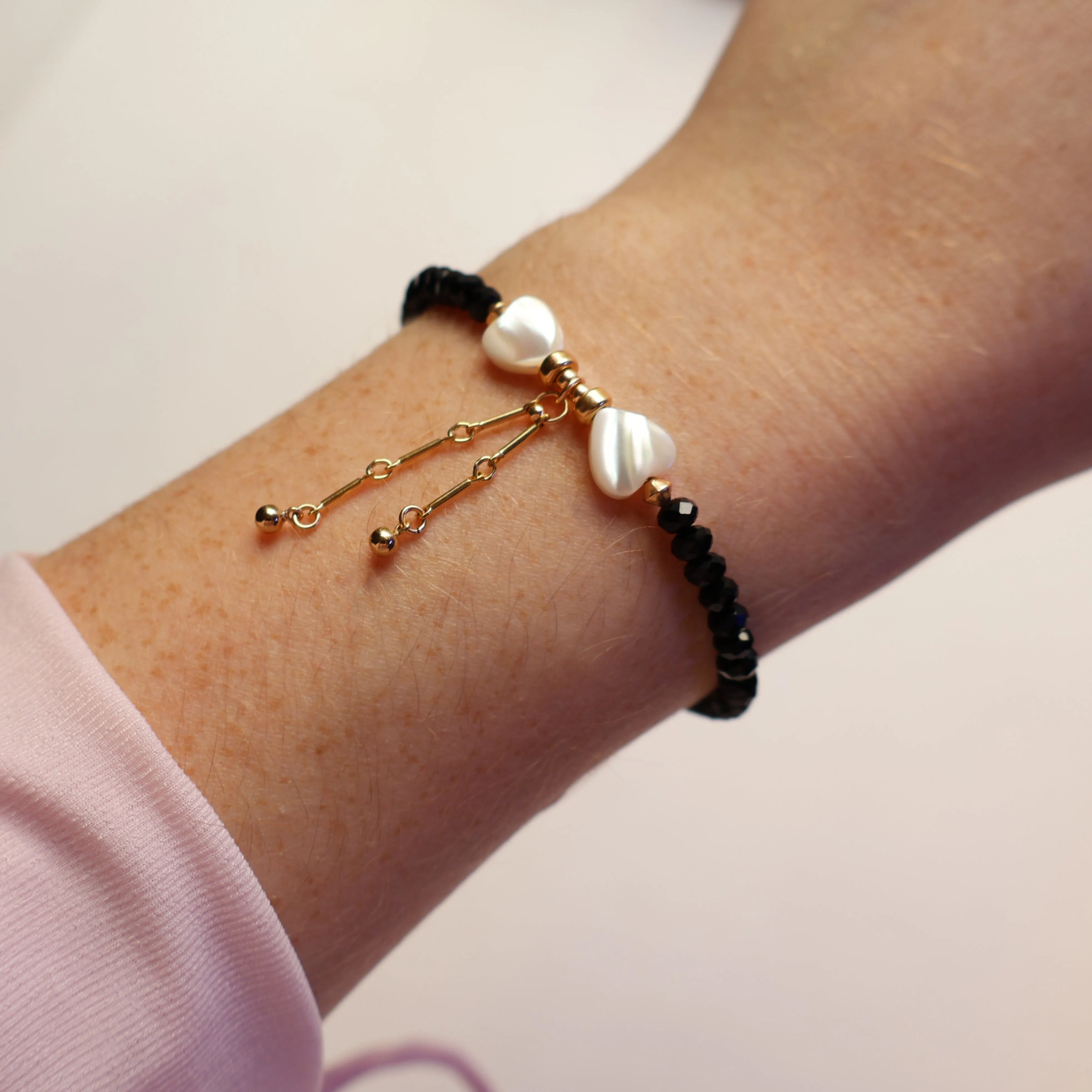 Marlène Black Tie Bracelet